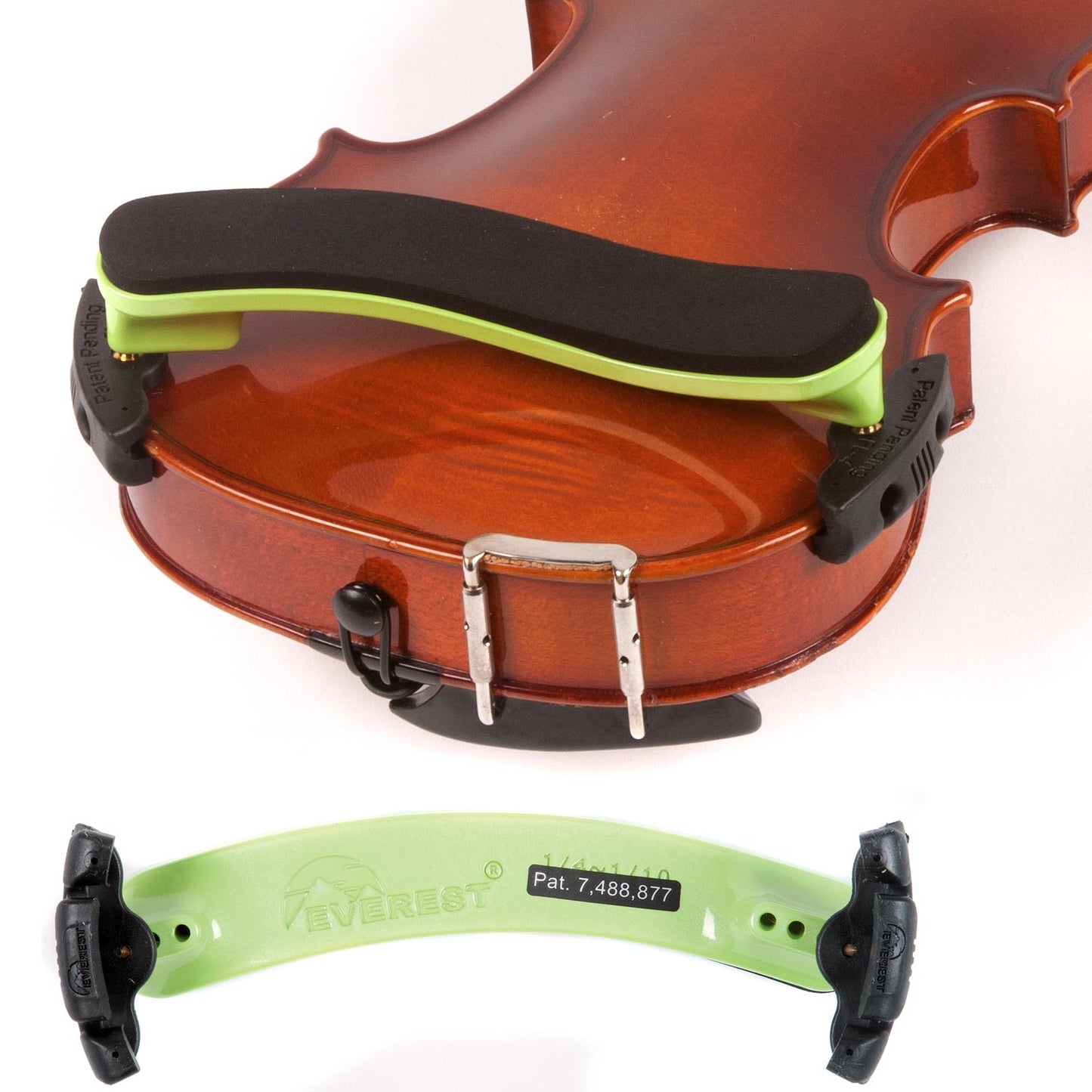 Everest ES Series Violin Shoulder Rest - 3/4 - 4/4
