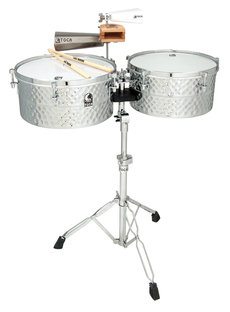 Toca Proline 14" and 15" - w/ stand, Stainless Steel
