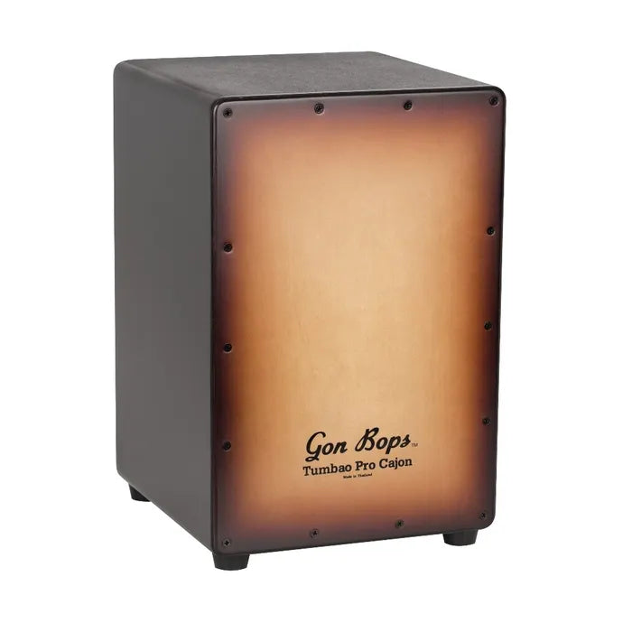Gon Bops TPCJBTB Tumbao Pro Series Cajon, Burnt Toast