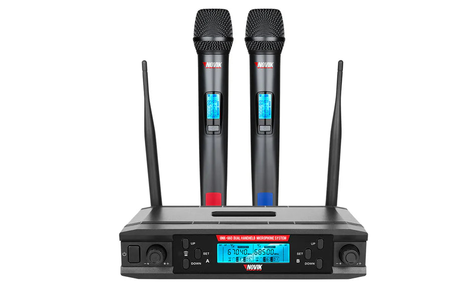 Novik Neo UNK-660 Dual Microphone UHF Frequency Selector