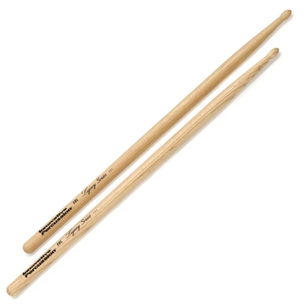 Innovative Percussion IP-L5BL Legacy Series Hickory Drumsticks - 5B Long - Teardrop Bead