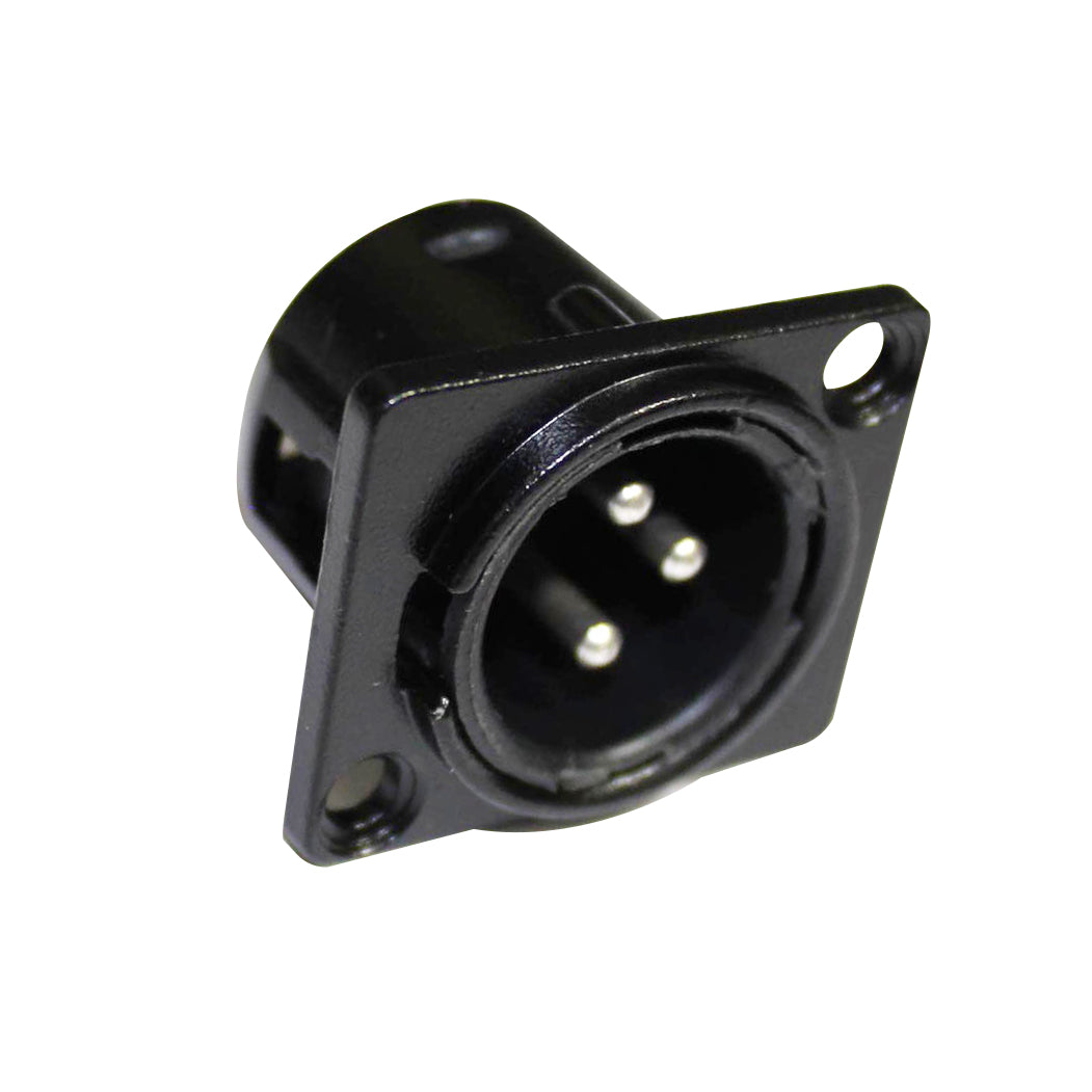 XLRM-PANEL Panel Mount XLR-3 PIN Male