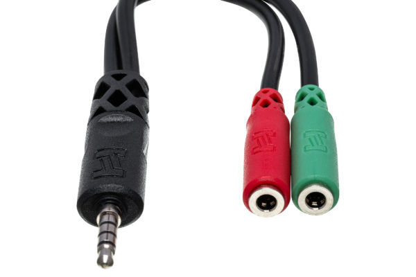 HOSA Insert Cable, 1/4 in TRS to Dual 1/4 in TS