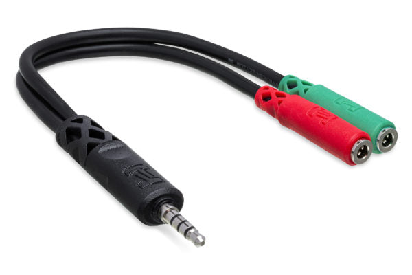 HOSA Insert Cable, 1/4 in TRS to Dual 1/4 in TS