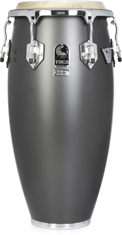 Toca Percussion Custom Deluxe Wood Conga 11.75 inch Matte Grey