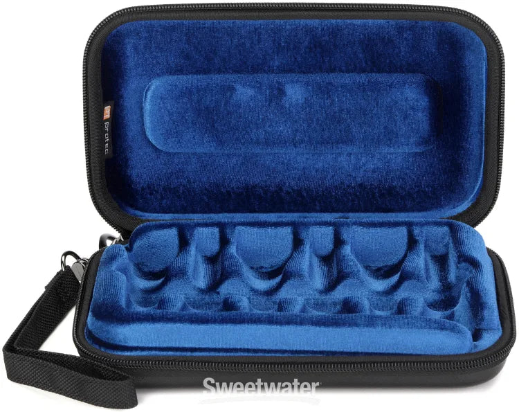 Protec Trumpet Mouthpiece Case - Micro Zip, 6-Piece (Black)