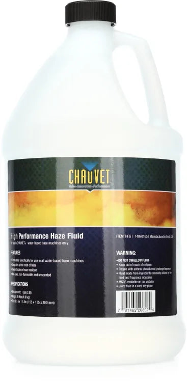 Chauvet DJ HFG High Performance Haze Fluid - 1 Gallon