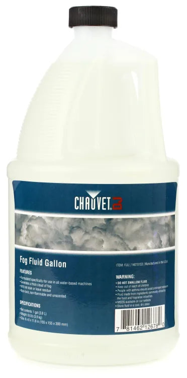 Chauvet DJ FJU High Performance Water-based Fog Fluid - 1 Gallon