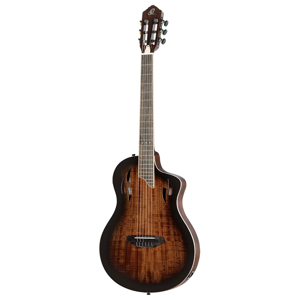 Ortega Tour Player Series Full Size Guitar Solid Okoume/ Acacia Burst