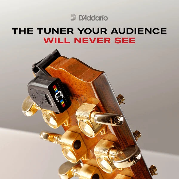 D'Addario Micro Rechargeable Guitar Headstock Tuner