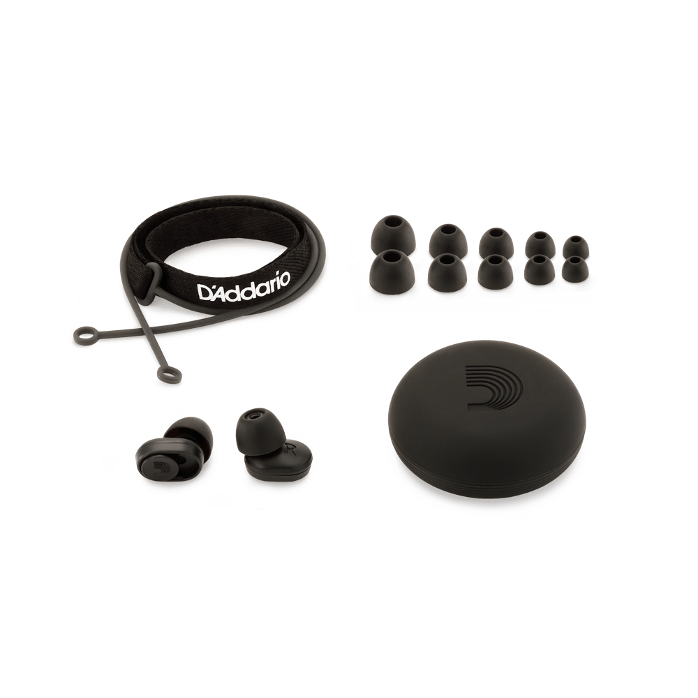 D'addario dBud Earplugs High-Fidelity Adjustable Hearing Protection