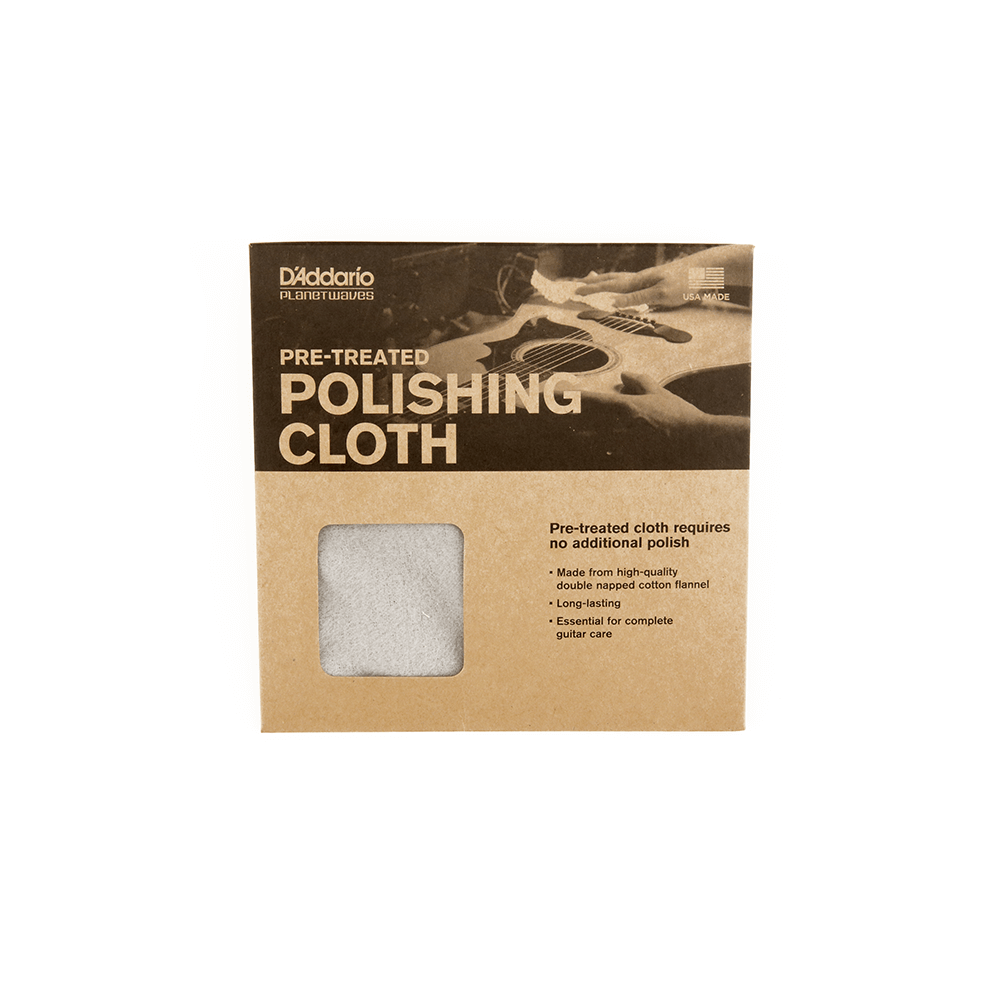 D'Addario
Pre-Treated Napped Cotton Polishing Cloth