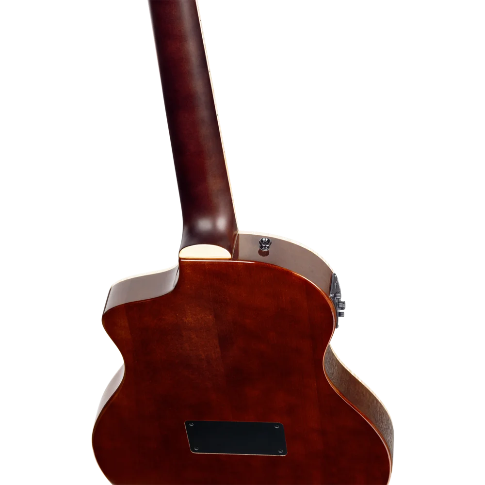 Ortega Tour Player Series Full Size Guitar Solid Okoume/ Acacia Burst