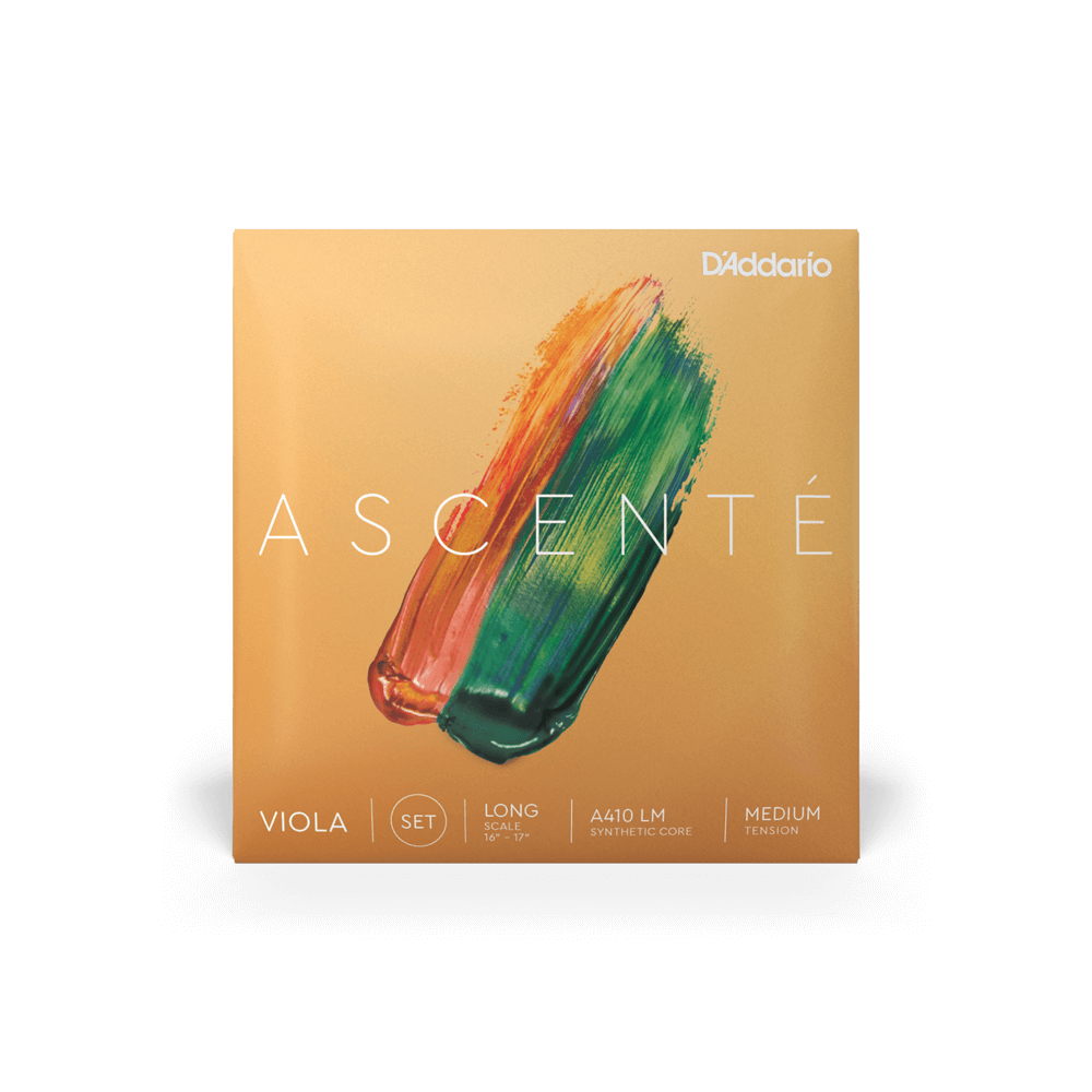 D'Addario A410 LM Ascente Viola String Set - Long Scale, Medium Tension