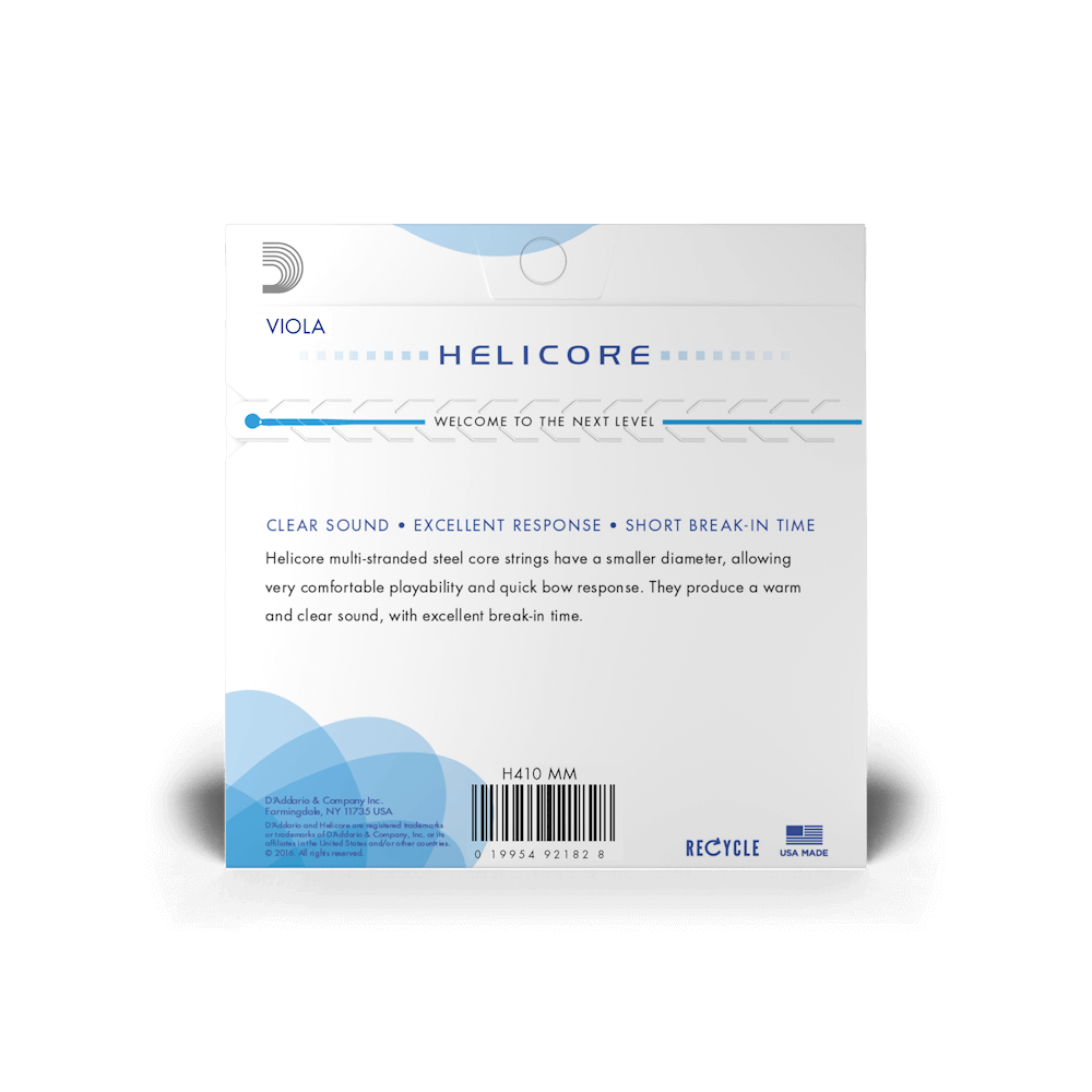 D'Addario H410 MM Helicore Viola C String - Medium Scale