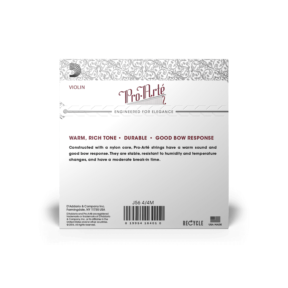 D'Addario J56 Pro-Arte Violin String Set