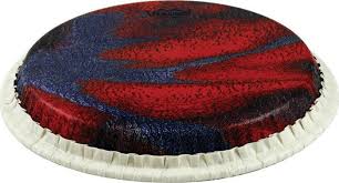 REMO (M7) Tucked Skyndeep Conga Drumhead - Calfskin Graphic