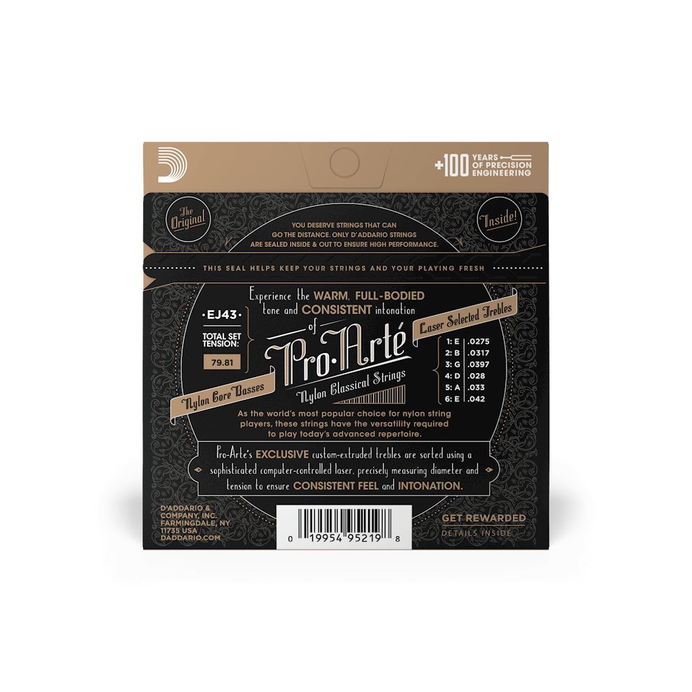 D'Addarío EJ43 Pro Arte Light Tension - Nylon Classical Guitar Strings