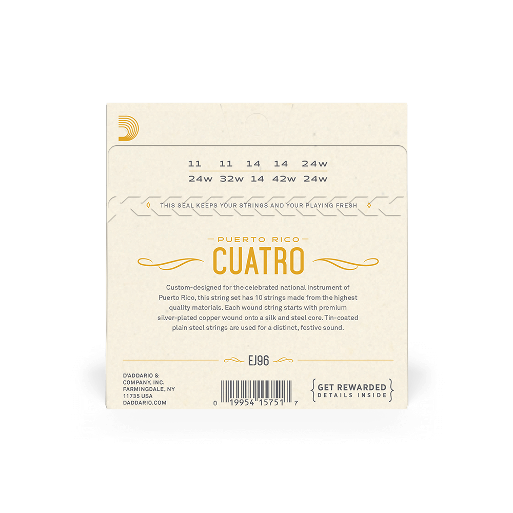 D'Addarío EJ96 Puerto Rican Cuatro