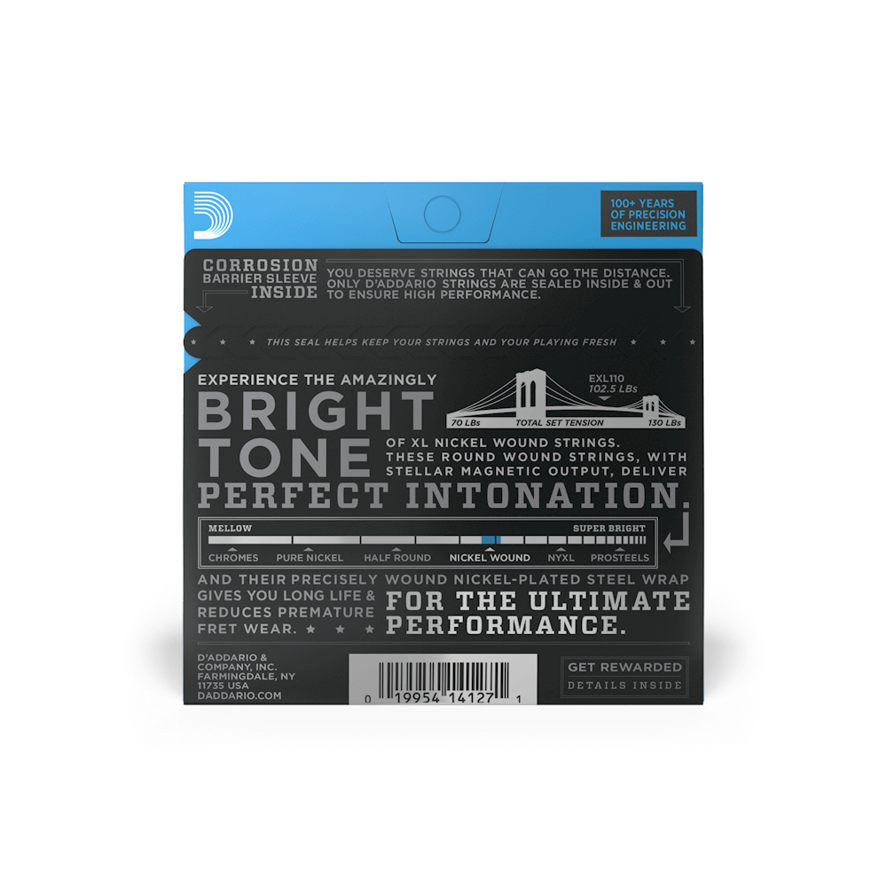 D'Addario XL Electric Guitar Strings