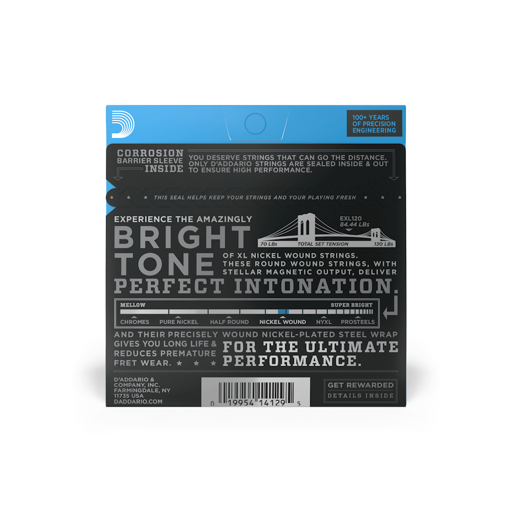 D'Addario XL Electric Guitar Strings