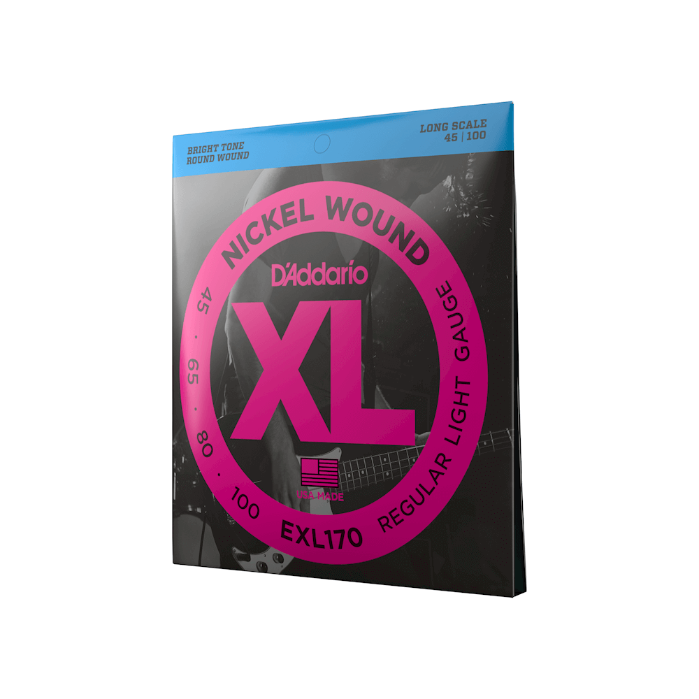 D'Addario EXL170 Nickel Wound Bass Guitar Strings
