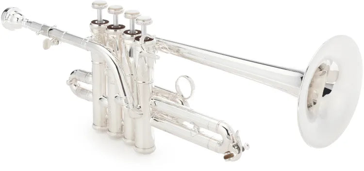 Eastman ETR823S Professional Series Bb/A Piccolo Trumpet - Silver Plate