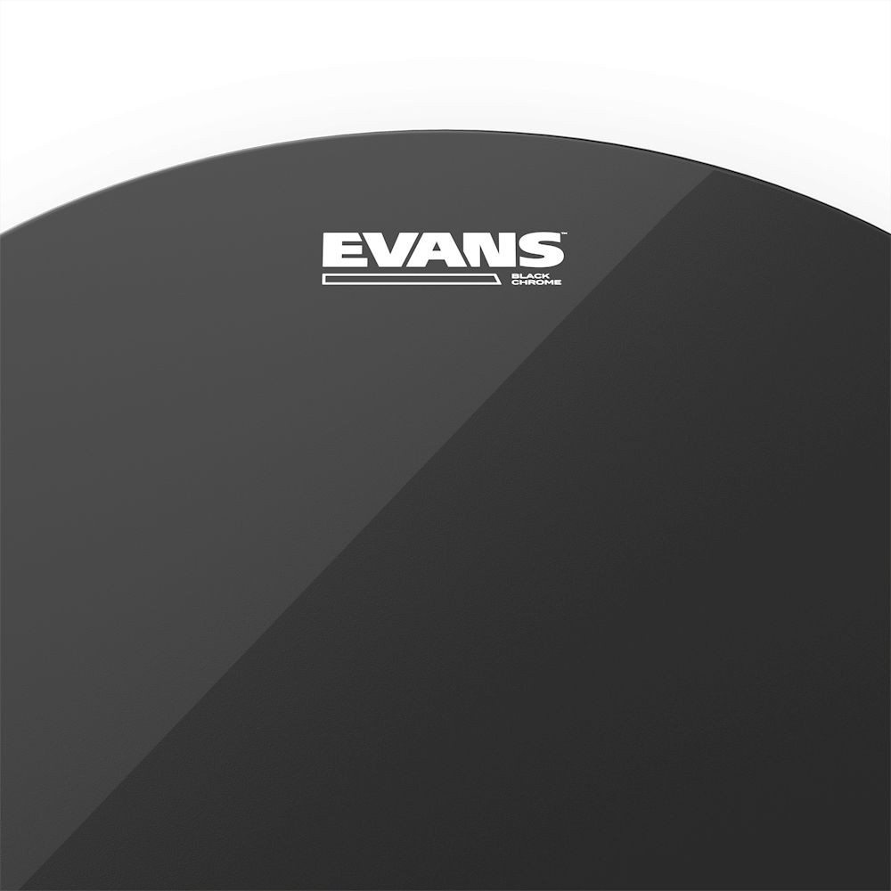 Evans Black Chrome Tom Batter Head