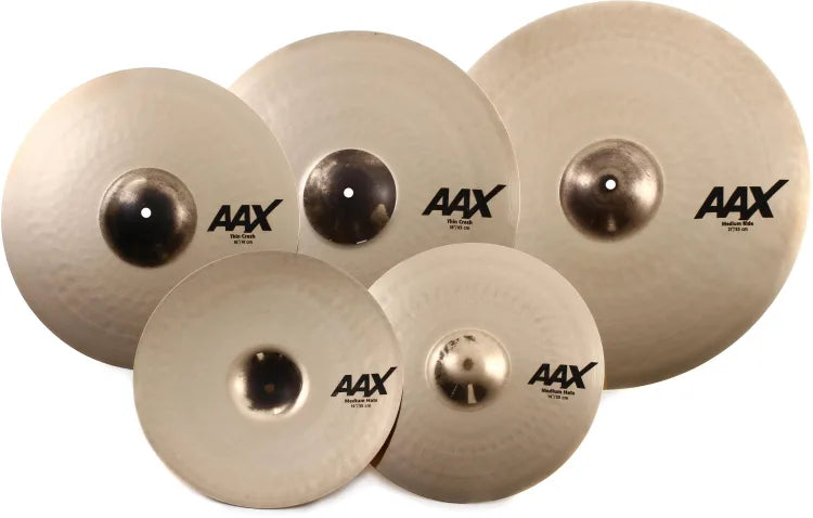 Sabian AAX Promotional 4-piece Cymbal Pack
