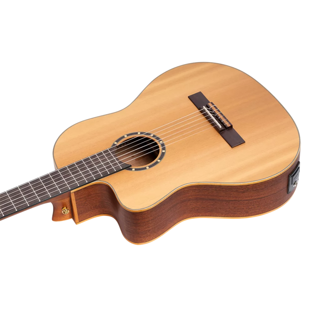 Ortega Family Series Pro Full Size Guitar Solid Cedar/ Mahogany Natural - RCE131L (Lefty)