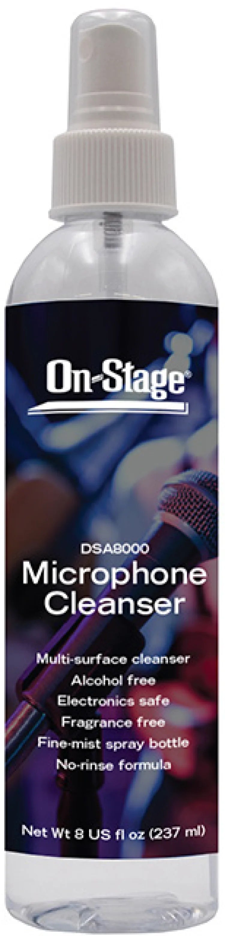 On-Stage DSA8000 Microphone Cleanser (8 oz.)
