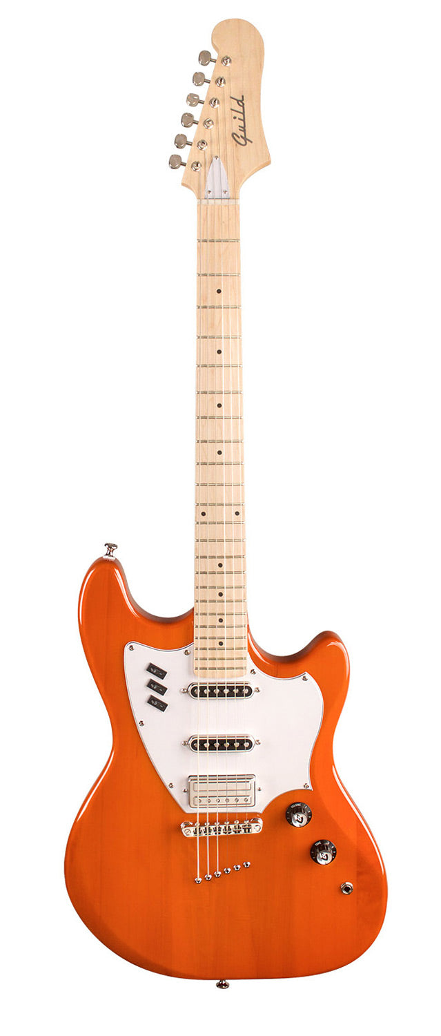 Guild Surfliner Solidbody Electric Guitar - Sunset Orange