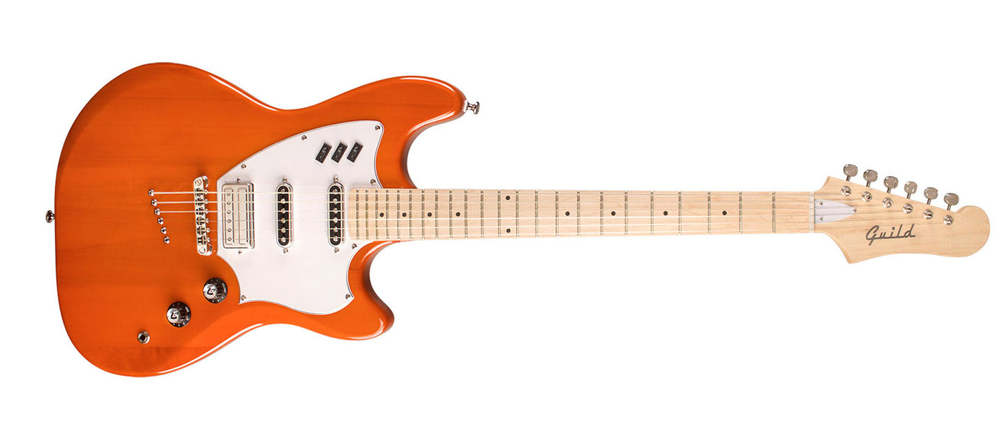 Guild Surfliner Solidbody Electric Guitar - Sunset Orange