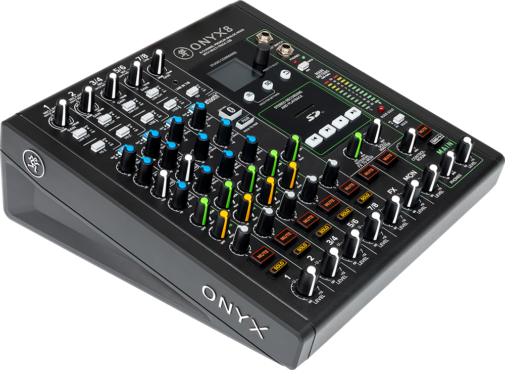 Mackie Onyx8 8-channel Analog Mixer with Multi-Track USB