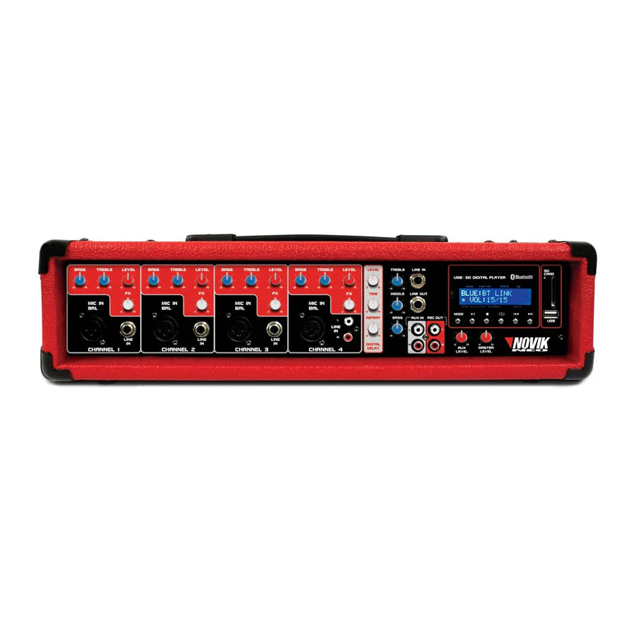 NOVIK NEO MIXER NVK 4300-BT | 4 Channel Powered Mixer