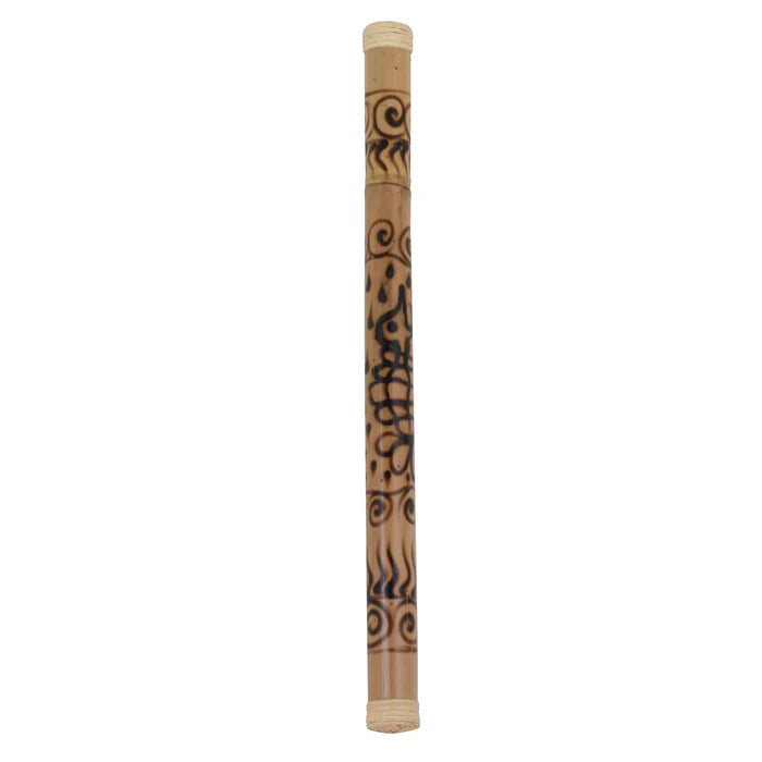 Pearl Bamboo Rainstick Burned Finish
