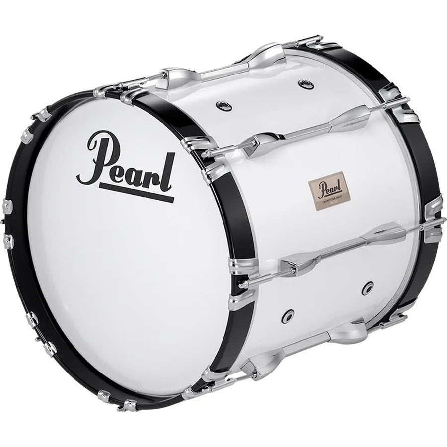 Pearl Competitor Marching Bass Drum 16" x 14" White