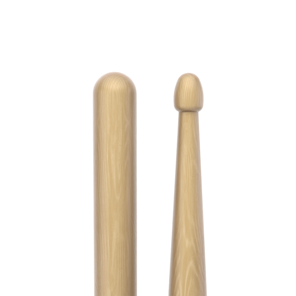Promark Rebound 5AB Long Hickory Drumsticks Acorn Wood Tip