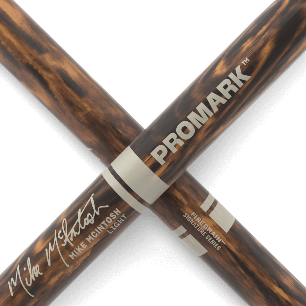 Promark Mike McIntosh Light FireGrain Marching Snare Drumsticks