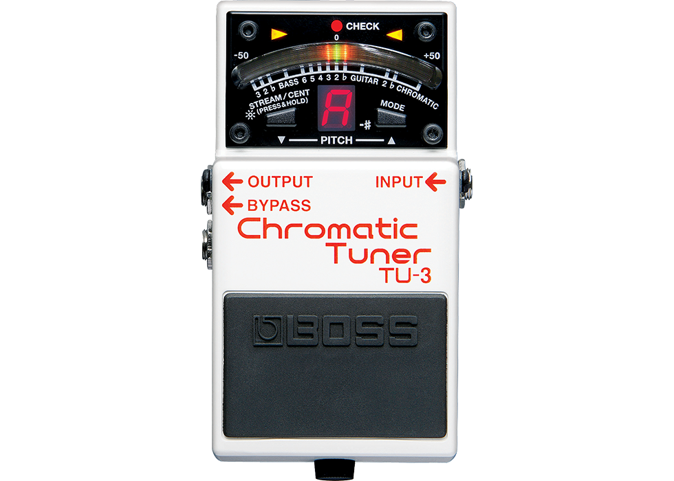 Boss TU-3 Chromatic Tuner Pedal with Bypass