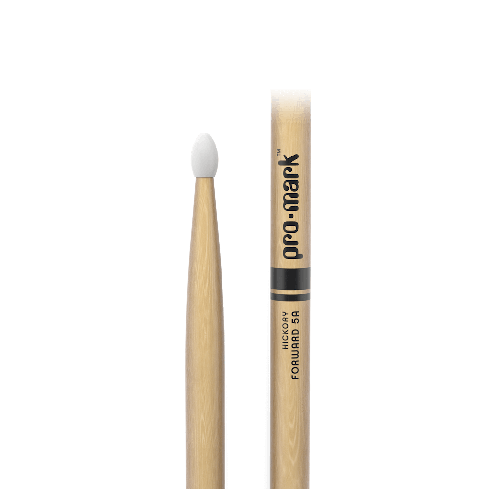 Promark Classic Forward DrumSticks - Hickory - 5A - Nylon Tip