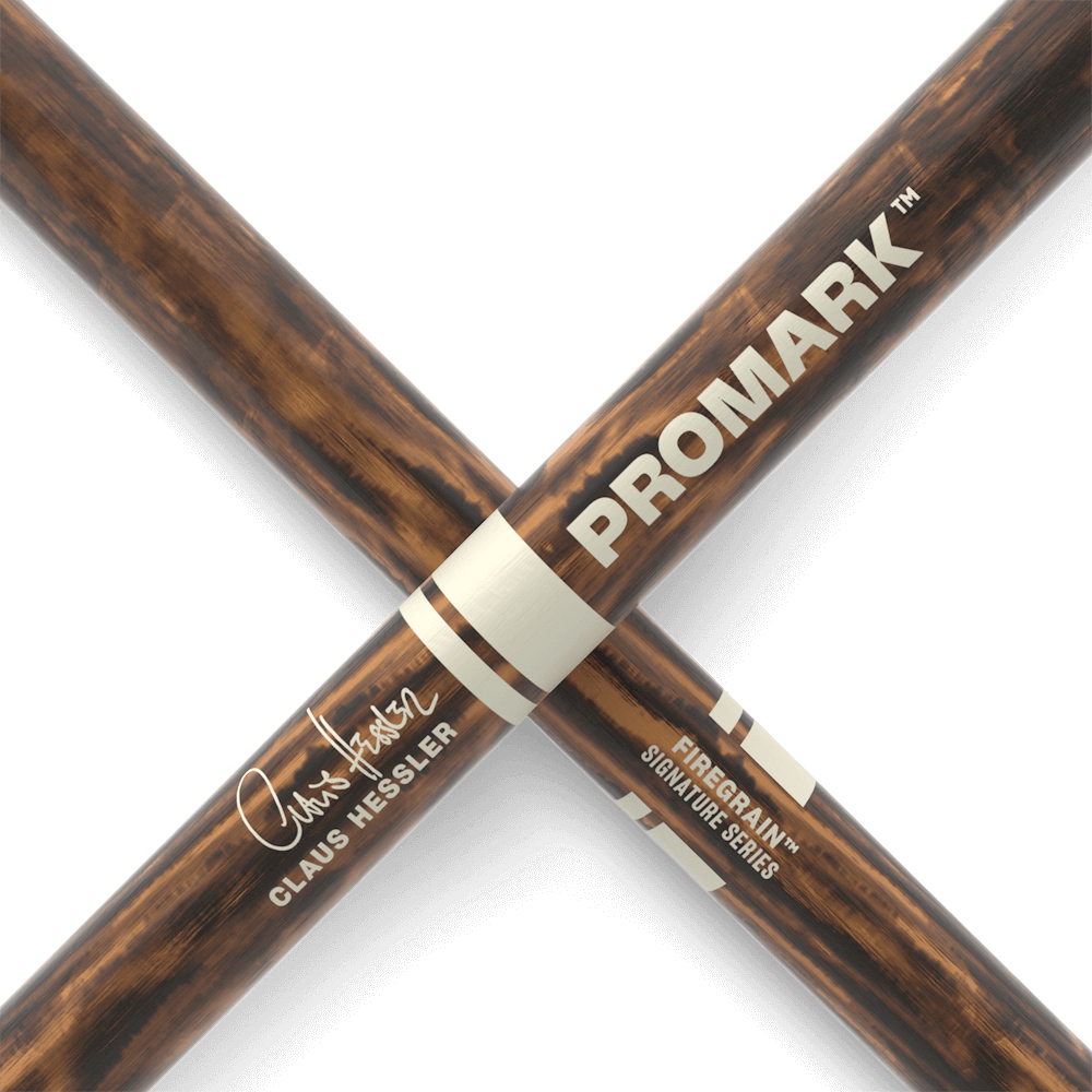 Promark Claus Hessler Signature Drumsticks - FireGrain - ActiveGrip