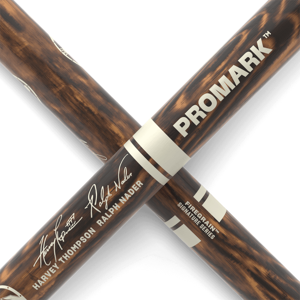 Promark BYOS Lacquered FireGrain Marching Snare Drumsticks