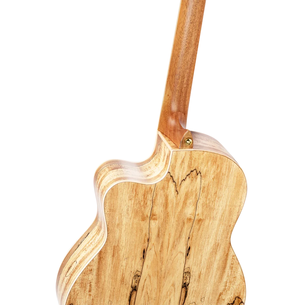 Ortega Full Size Guitar Solid Spruce/ Spalted Maple Natural - Thomas Zwijsen Signature
