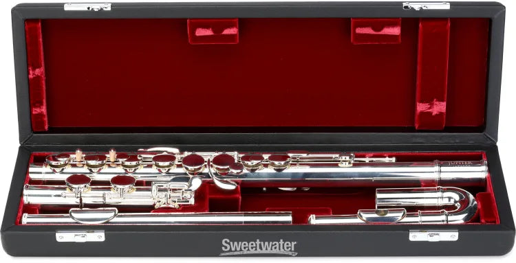 Jupiter Jupiter JAF1000X Intermediate Alto Flute with Offset G Key System, Curved and Straight Headjoints