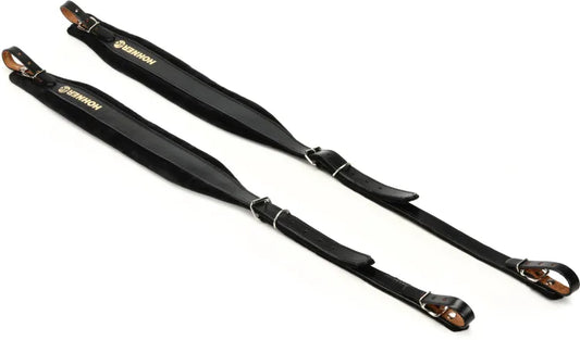 Hohner ACC4 Adjustable Black Leather Accordion Strap