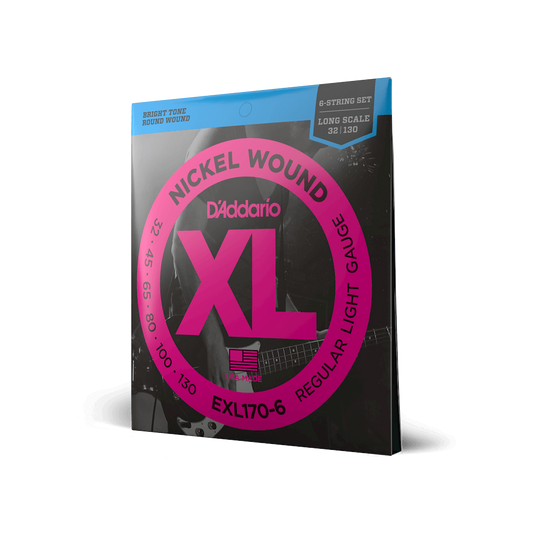 D'Addario EXL Nickel Wound Bass Guitar Strings