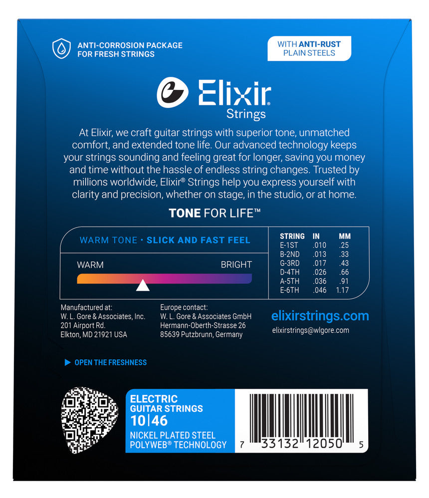Elixir Strings Polyweb Electric Guitar Strings
