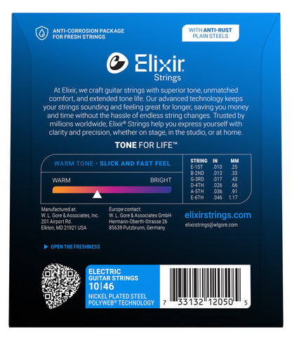 Elixir Strings Polyweb Electric Guitar Strings