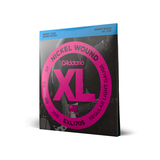 D'Addario EXL Nickel Wound Bass Guitar Strings